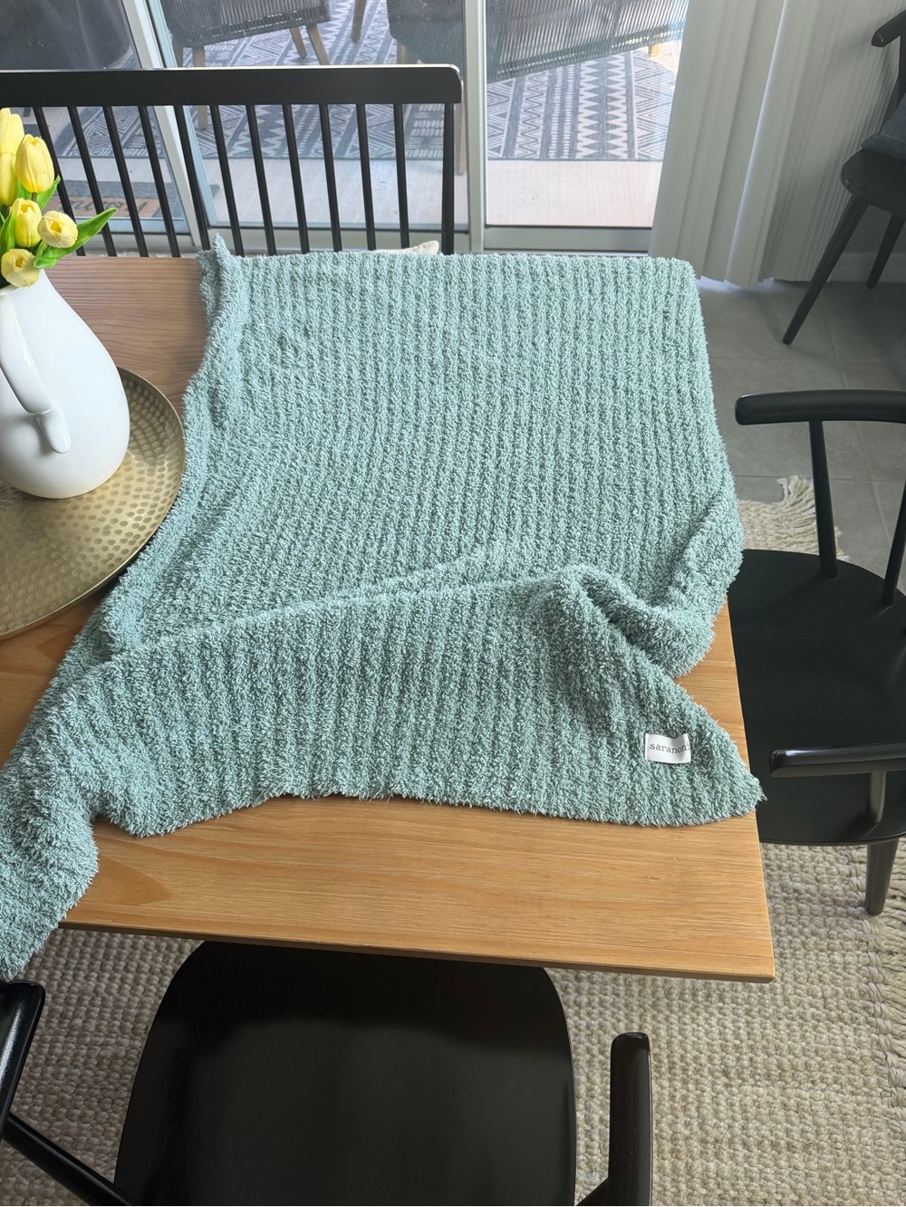 Saranoni Blanket! Color: SURF smoke free pet free home.